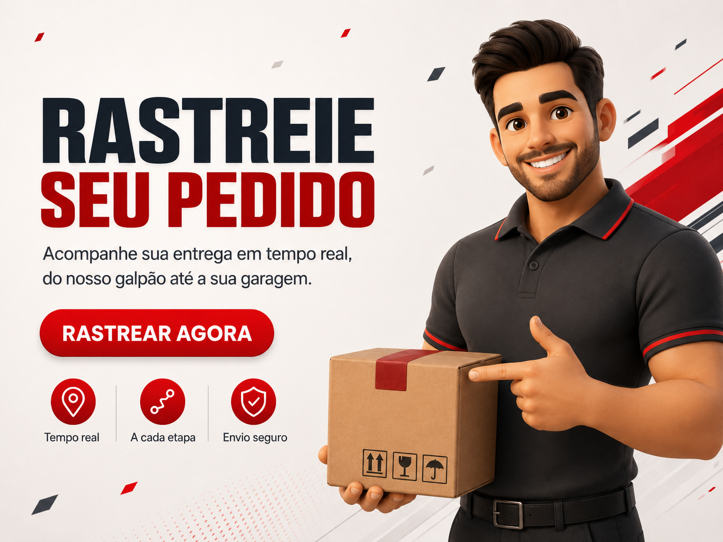 Rastreie seu pedido em tempo real